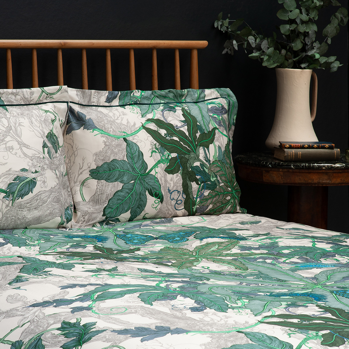 Leaforia Verde Reversible Pillowcase Set / image 2