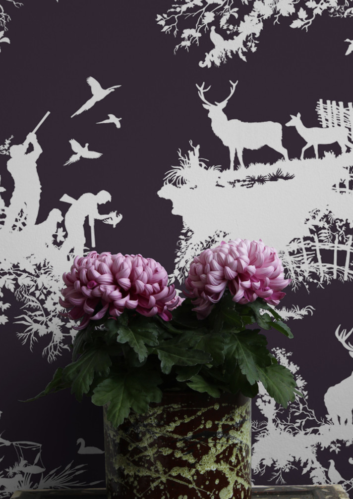 Hunting Toile Wallpaper / image 2