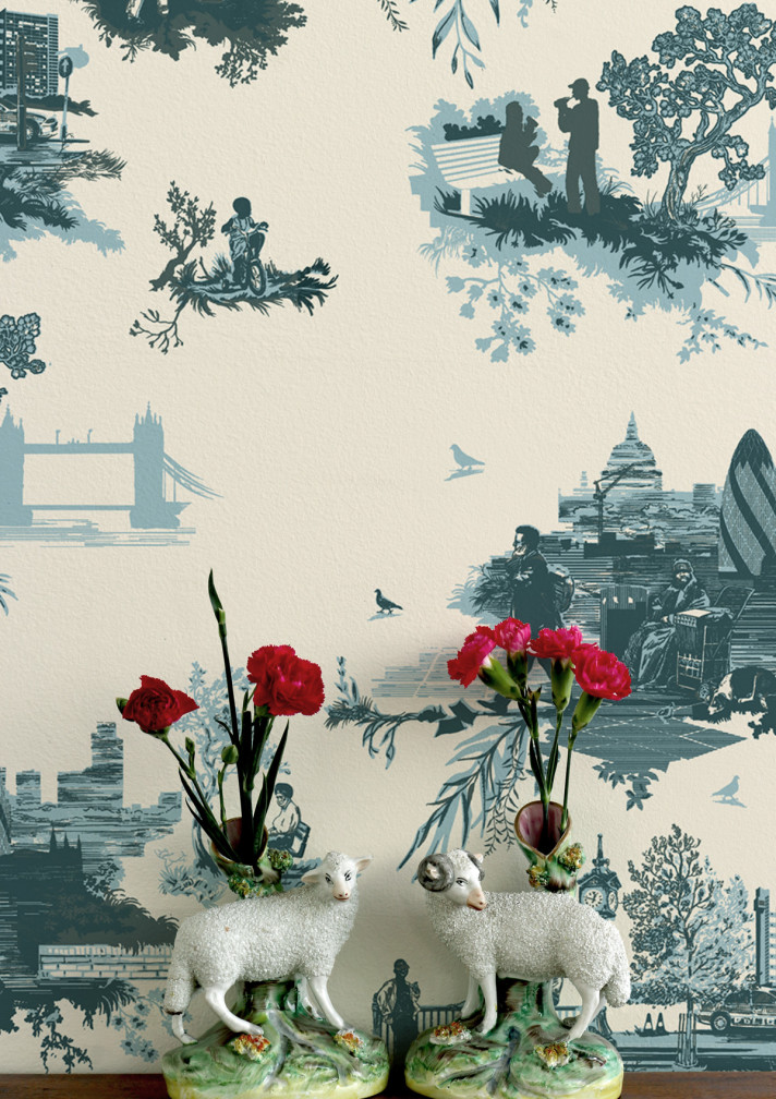 London Toile Wallpaper / image 2