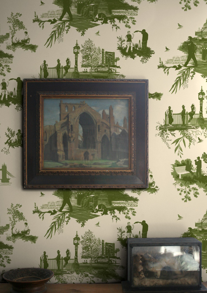 London Toile Wallpaper / image 2