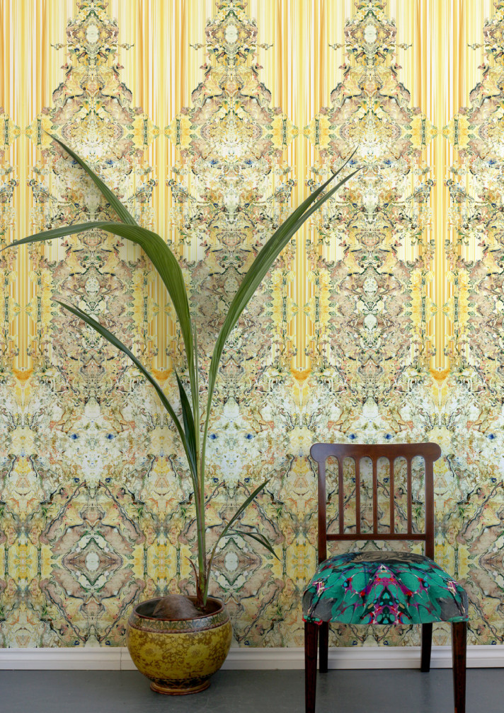 Marble Damask Wallpaper Panels / image 3