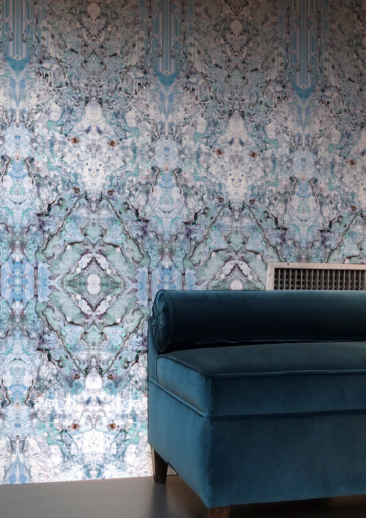 Marble Damask Wallpaper Panels / image 3