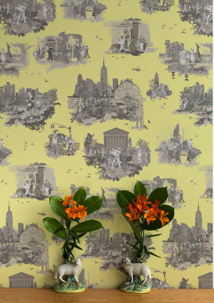 New York Toile Wallpaper / image 3