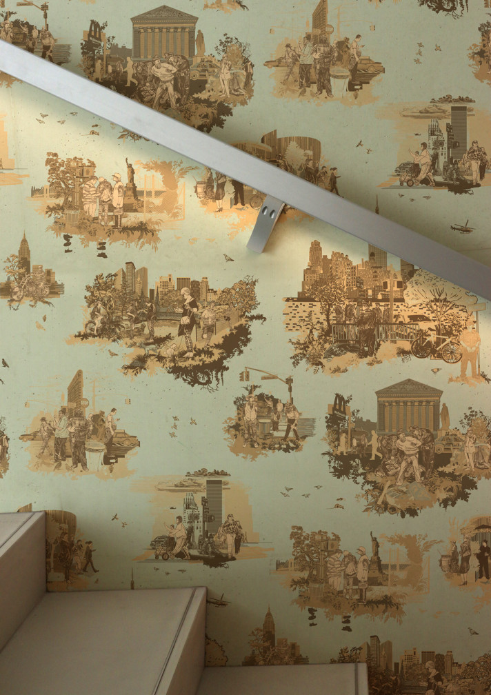 New York Toile Wallpaper / image 2