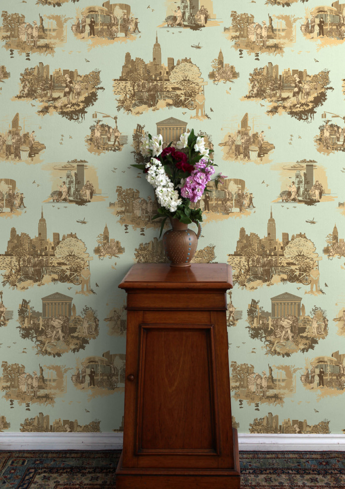 New York Toile Wallpaper / image 3