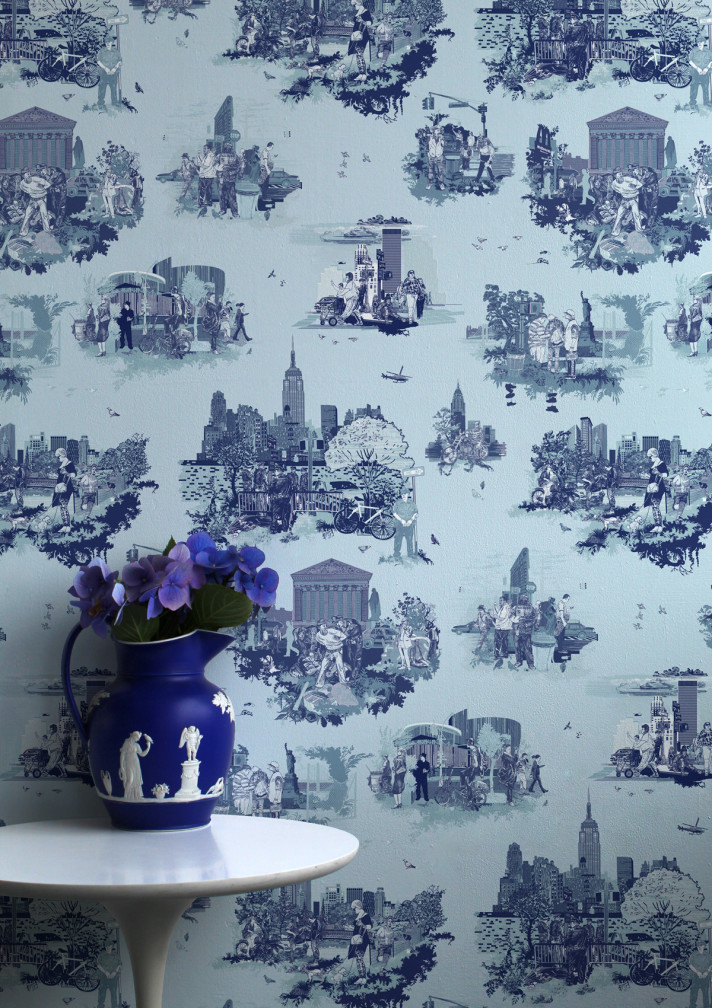 New York Toile Wallpaper / image 3