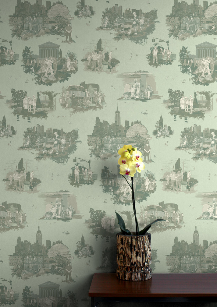 New York Toile Wallpaper / image 2