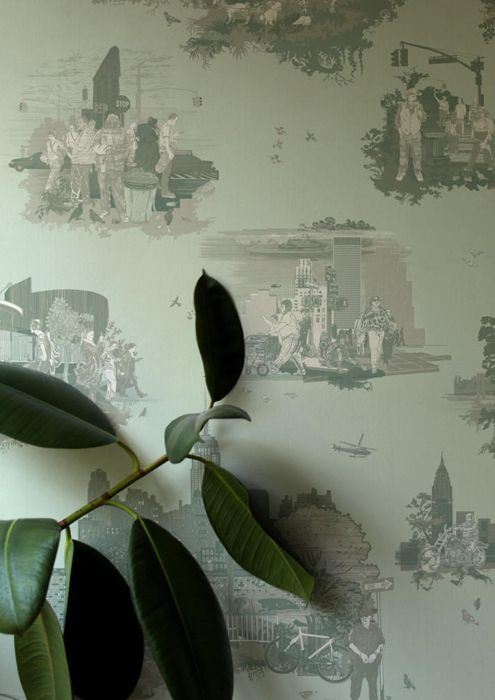 New York Toile Wallpaper / image 3