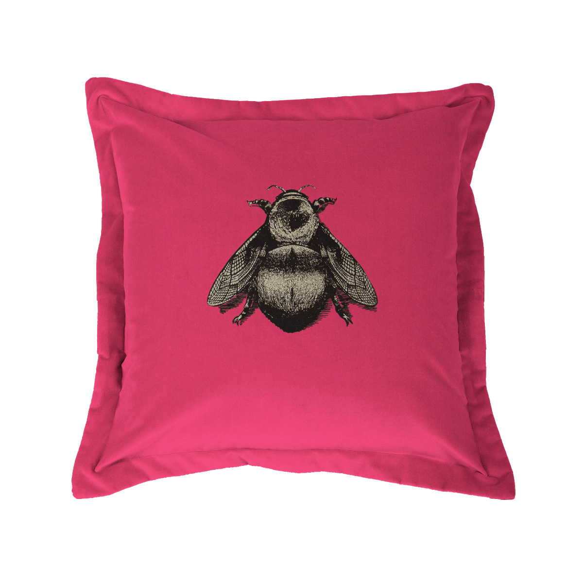 Colour Black & Pale Gold on Cerise