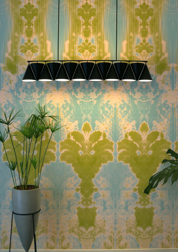 Ikat Damask Wallpaper Panel / image 2