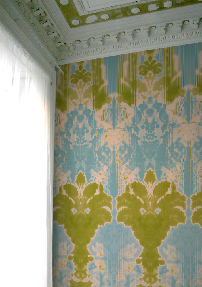 Ikat Damask Wallpaper Panel / image 3