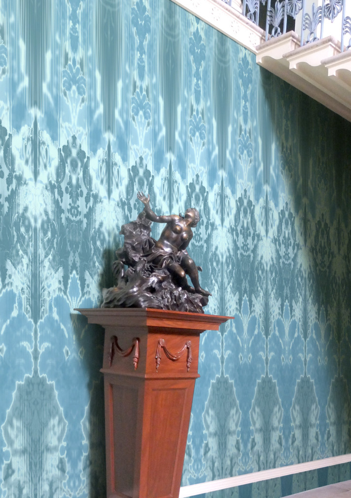 Ikat Damask Wallpaper Panel / image 3