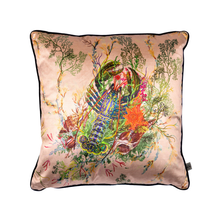 Lobster Velvet Cushion / image 1