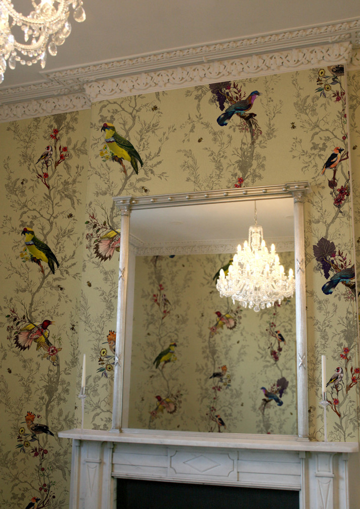 Birds N Bees Mica Wallpaper / image 4