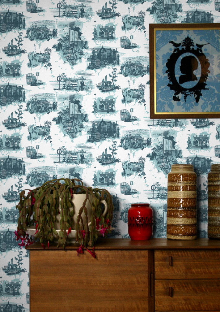 Edinburgh Toile Wallpaper / image 3