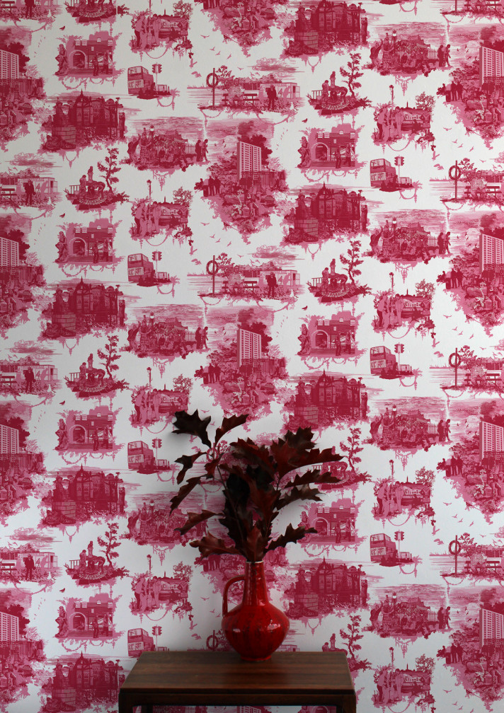 Edinburgh Toile Wallpaper / image 3