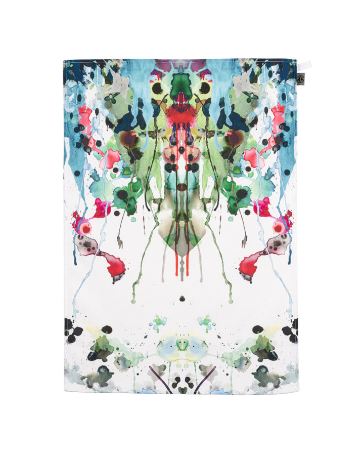 Kaleido Drip Tea Towel