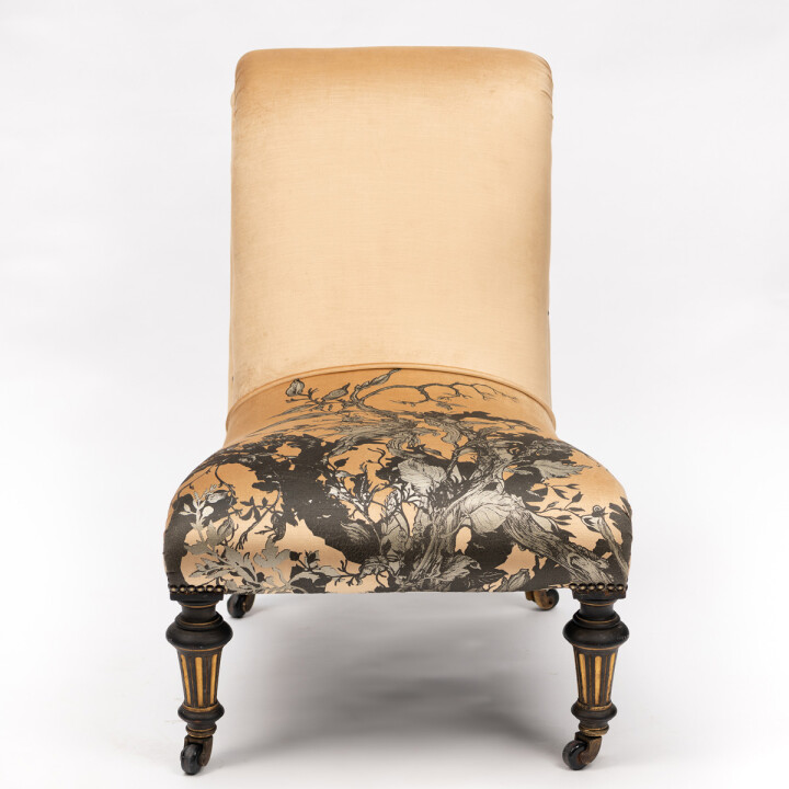 Branch Out On Gold Velvet Slipper Chair / image 6