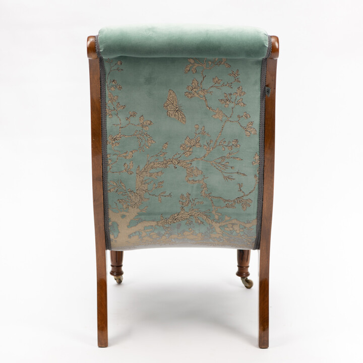 Birdbranch On Sea Blue Slipper Chair / image 5