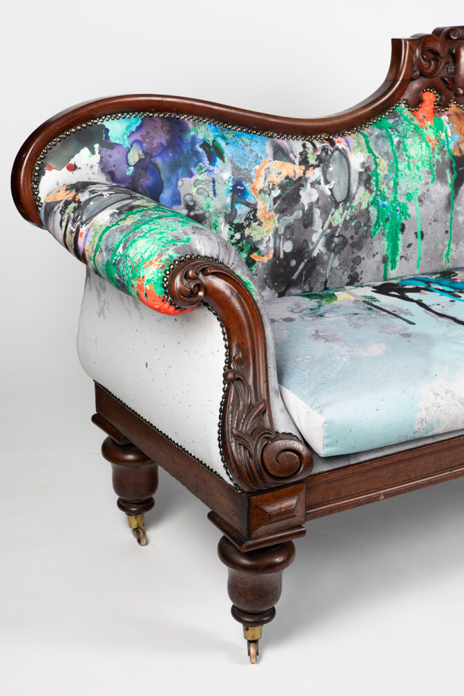 Honey Bee Moondust Ornate Couch / image 8