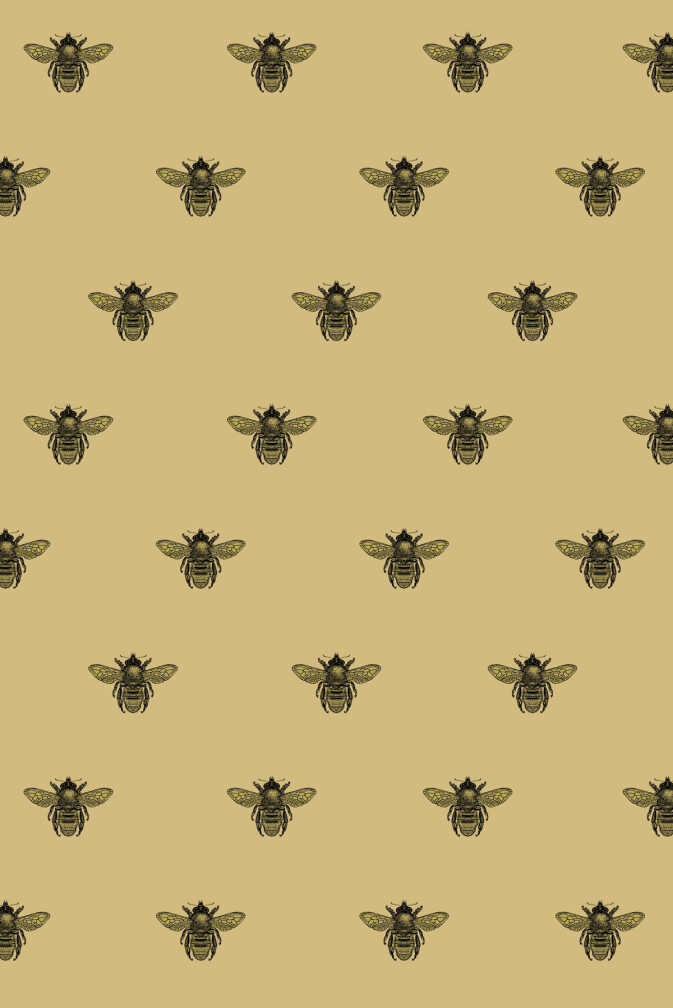 Honey Bee Velvet Fabric / image 1