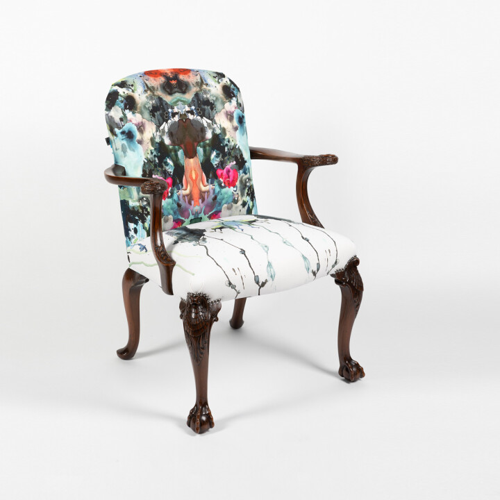 Kaleido Splatt Wooden Chair