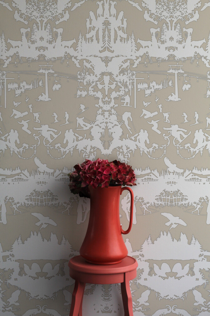 Alpine Toile Wallpaper / image 2