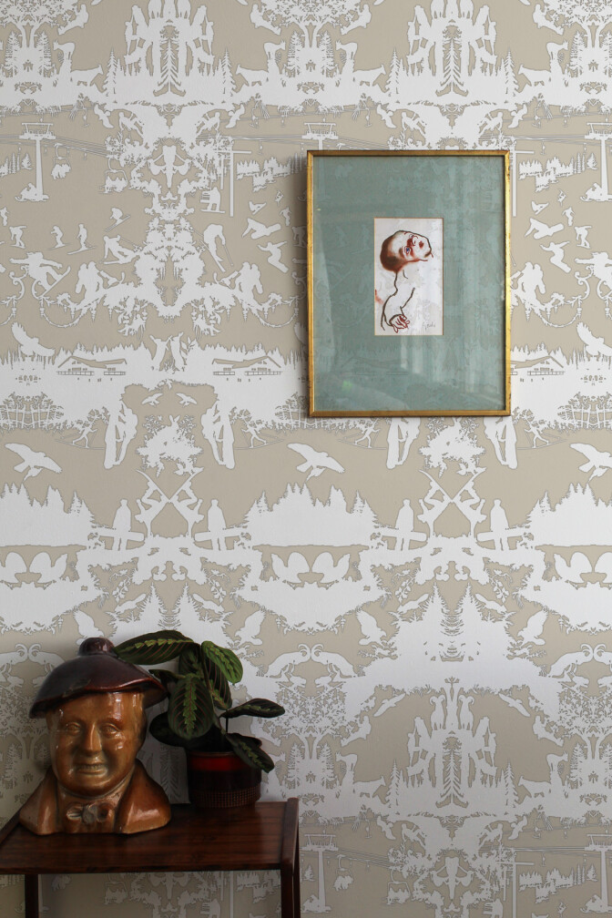 Alpine Toile Wallpaper / image 3