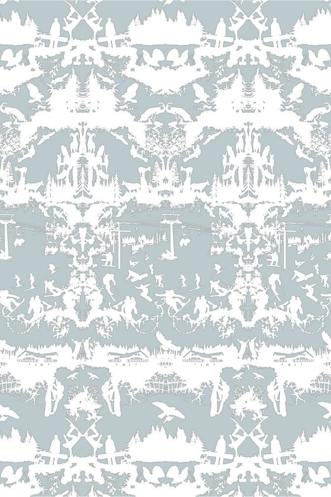 Alpine Toile Wallpaper / image 1