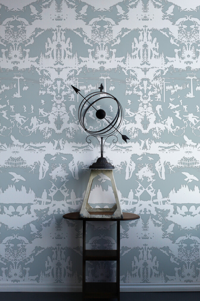 Alpine Toile Wallpaper / image 3