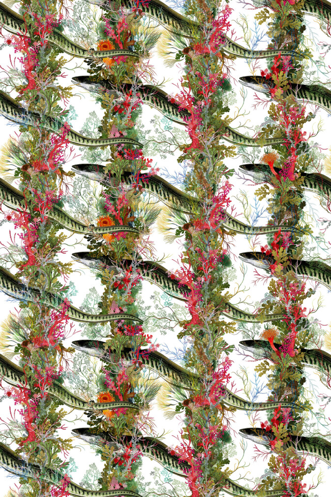 Eel Colonnade Fabric