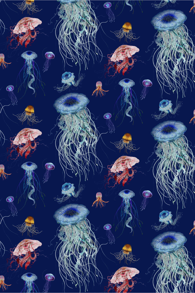 Jellyfish Foil Wallpaper / image 1