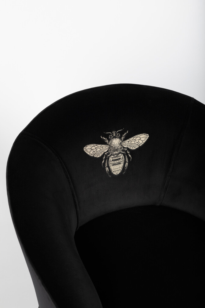 Honey Bee On Black Tub Chair / image 4