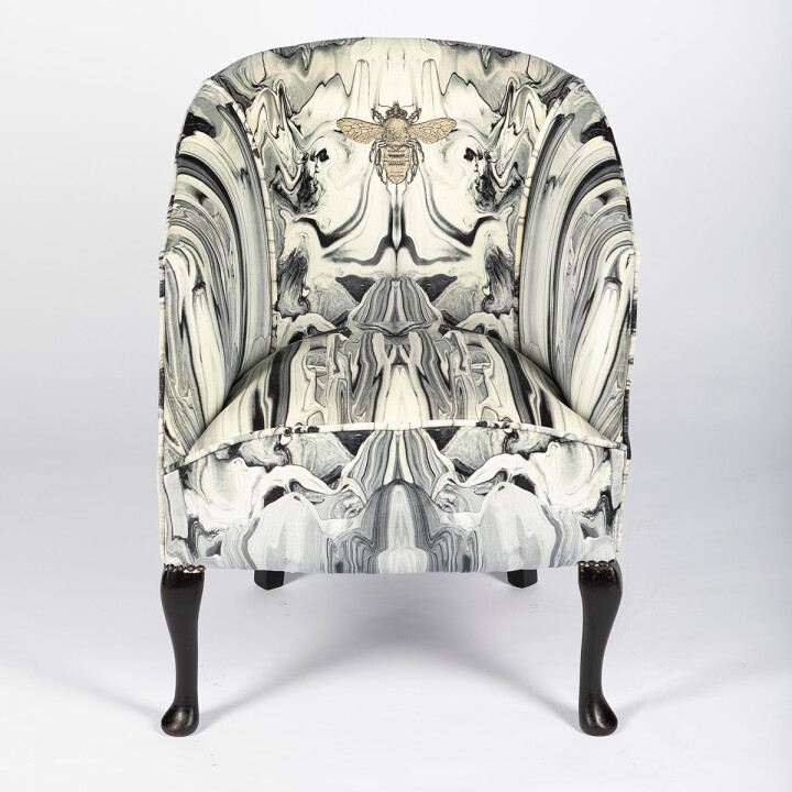 Pair Of Marble Gum Tub Chairs / image 6