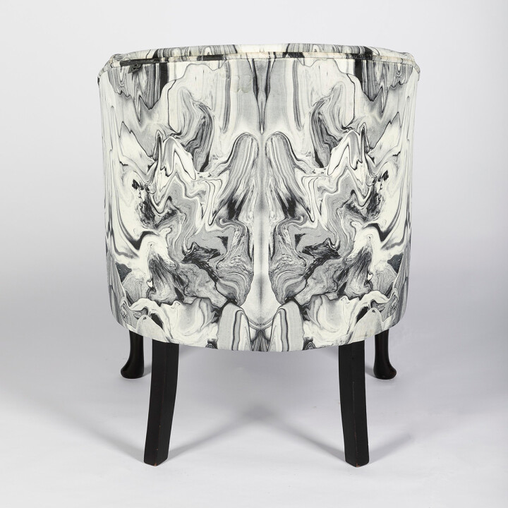 Pair Of Marble Gum Tub Chairs / image 5