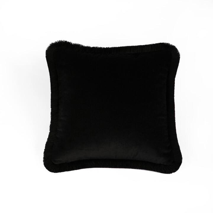 Beetle Blotch Fringed Velvet Cushion / image 2