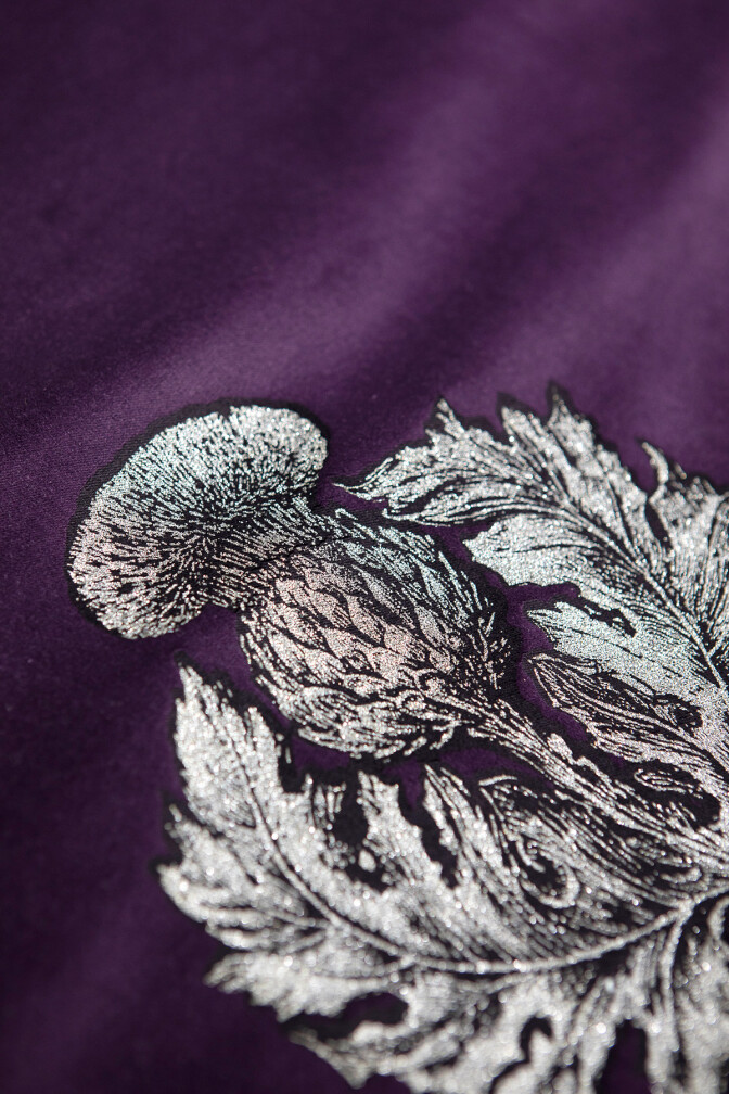 Little Thistle Velvet Fabric / image 2