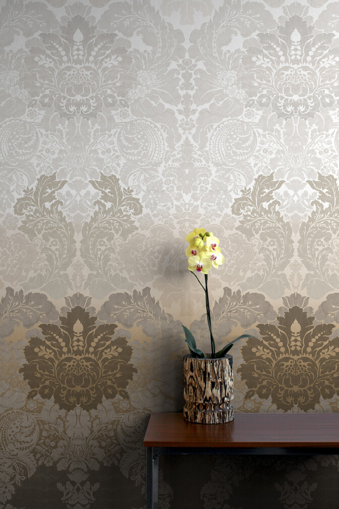 Disappearing Damask Superwide Wallpaper Panel / image 3