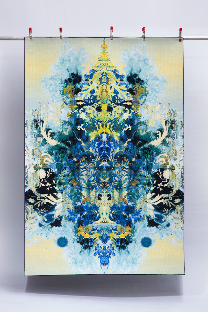 Mirage Damask Art Rug