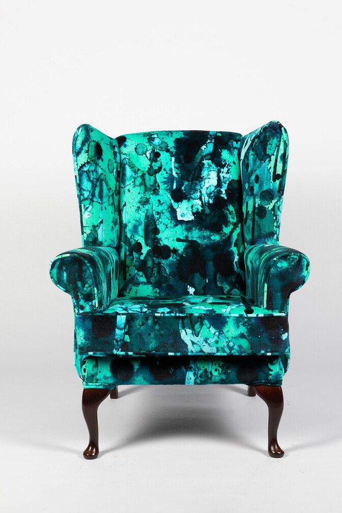 Storm Blotch Velvet Wingback / image 2