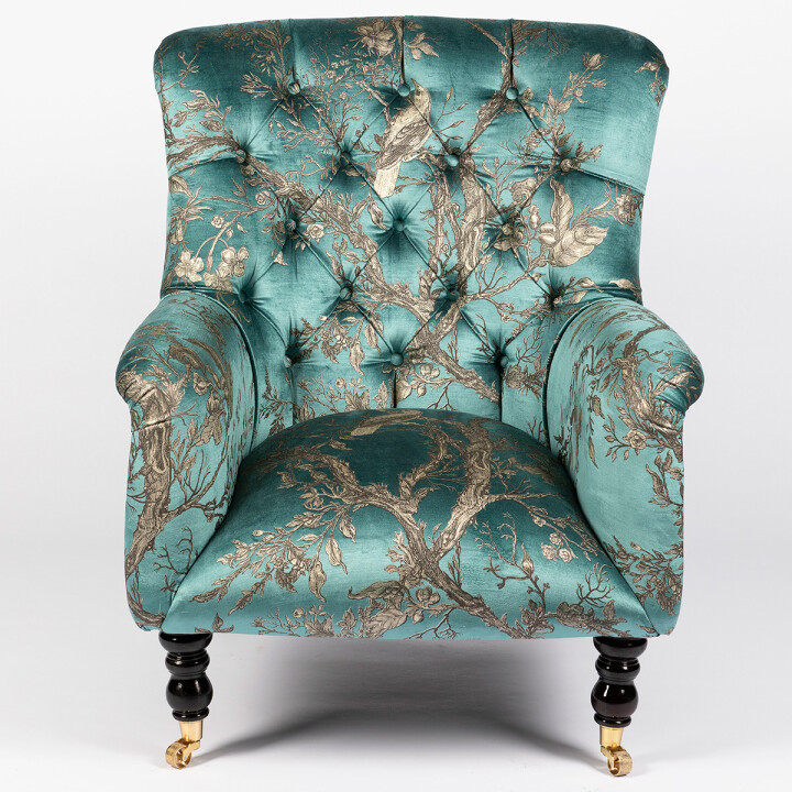 Golden Oriole Button Back Armchair / image 2