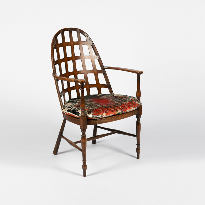 Totem Damask Wooden Lattice Chair / image 1