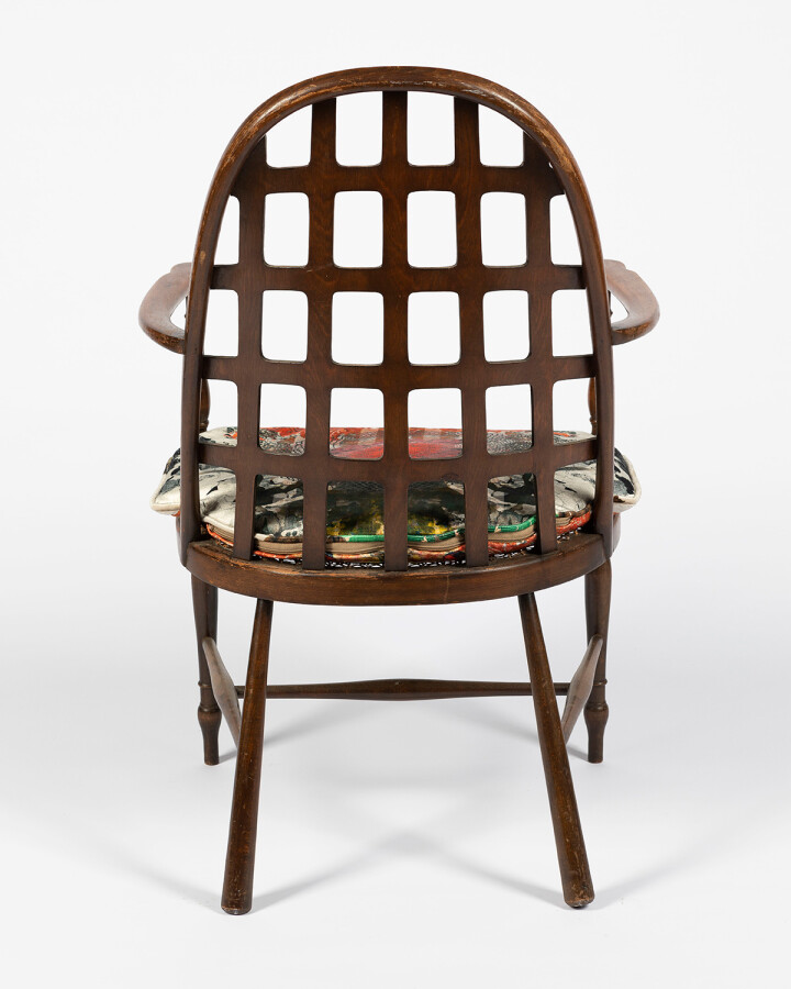 Totem Damask Wooden Lattice Chair / image 5