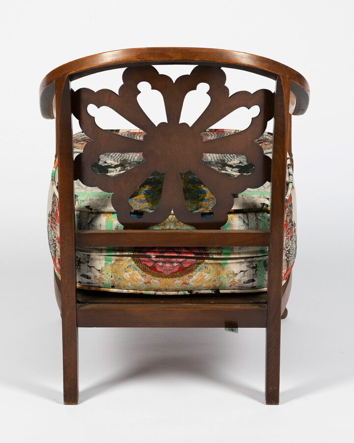 Totem Damask Floral Back Chair / image 5