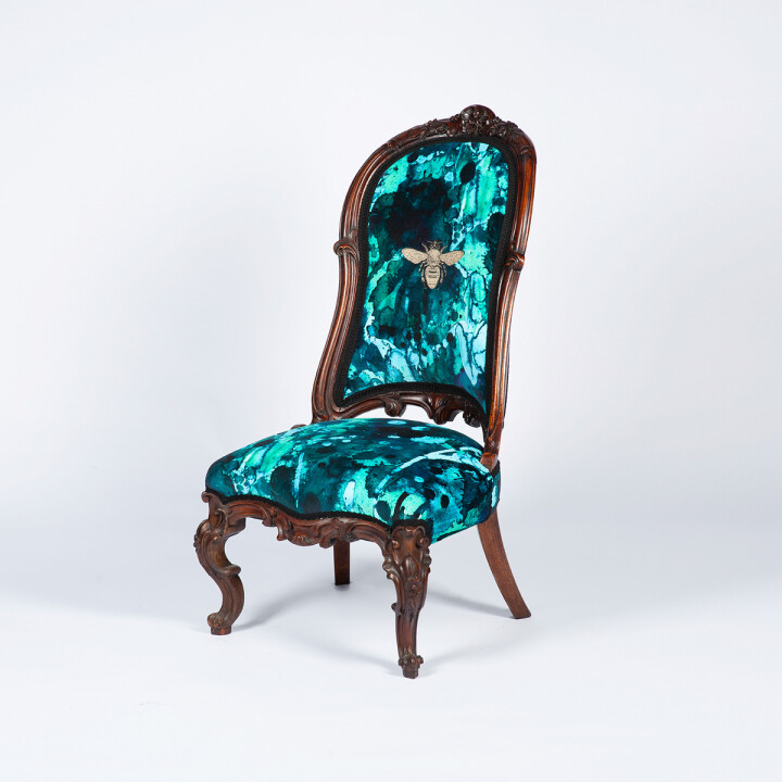 Storm Blotch Victorian Nursing Chair / image 1