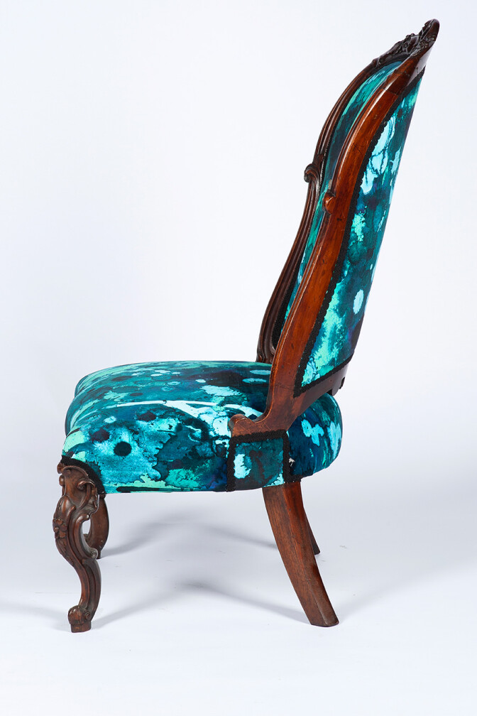 Storm Blotch Victorian Nursing Chair / image 9