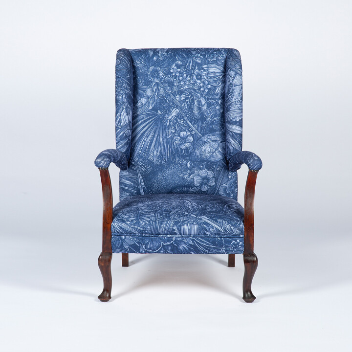Jungle Tangle Blue Wooden Armchair / image 1