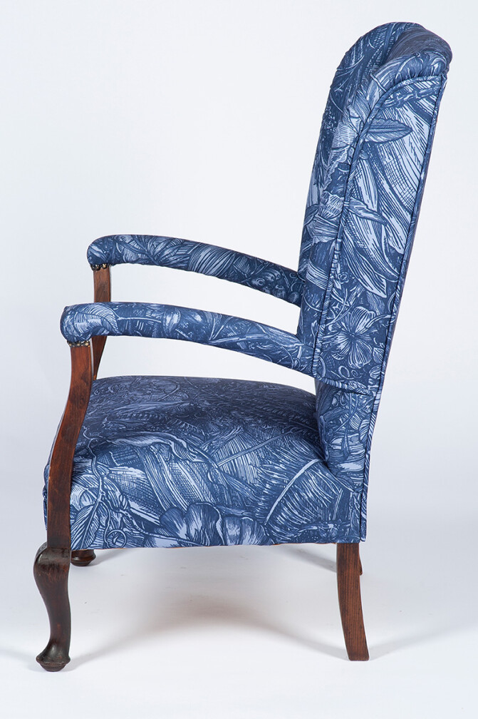 Jungle Tangle Blue Wooden Armchair / image 2