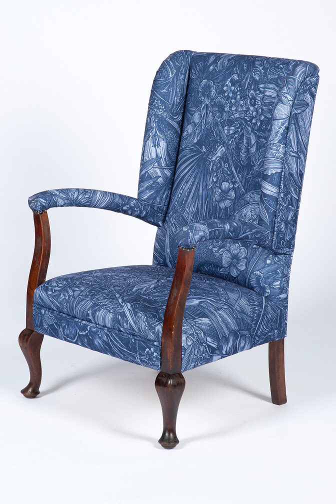 Jungle Tangle Blue Wooden Armchair / image 4