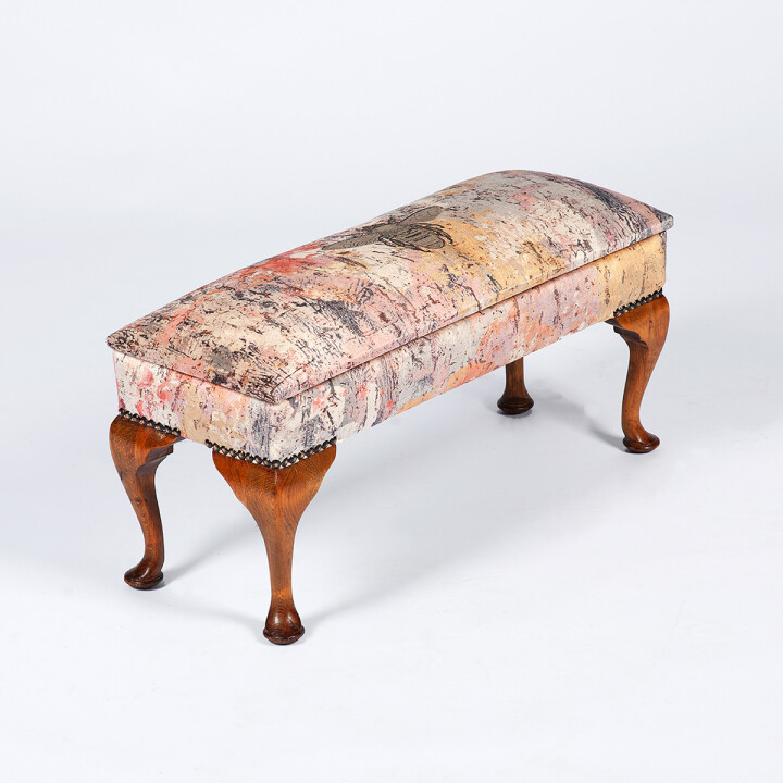 Hodge Splodge Footstool
